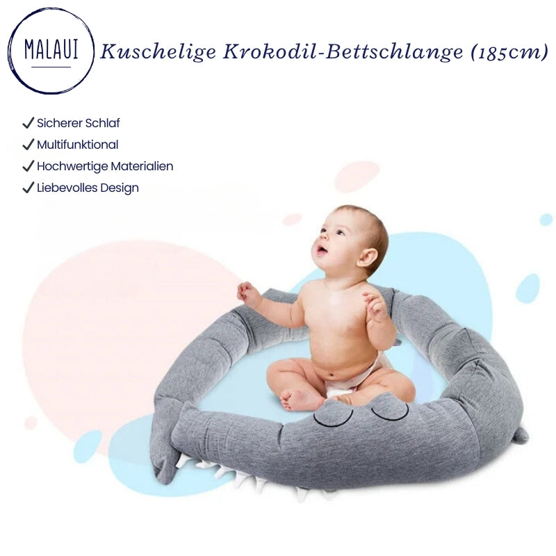 Krokodil-Bettschlange