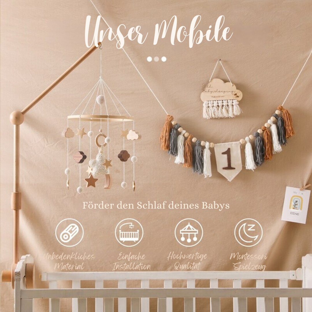 Mobile (inkl. Stange) - Malaui - Hochwertiges Spielzeug und Zubehör für Babys und Kinder
