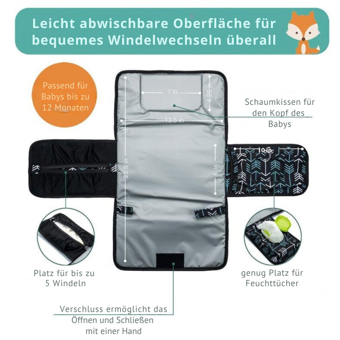 Tragbare Wickelunterlage - Malaui - Hochwertiges Spielzeug und Zubehör für Babys und Kinder