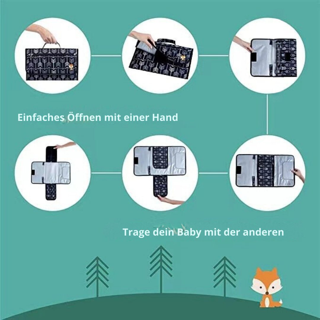 Tragbare Wickelunterlage - Malaui - Hochwertiges Spielzeug und Zubehör für Babys und Kinder