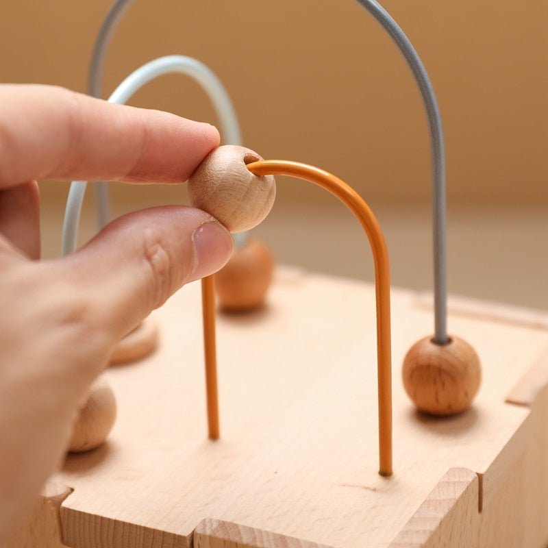 Montessori Holzkiste 4 - Babyspielzeug - Malaui