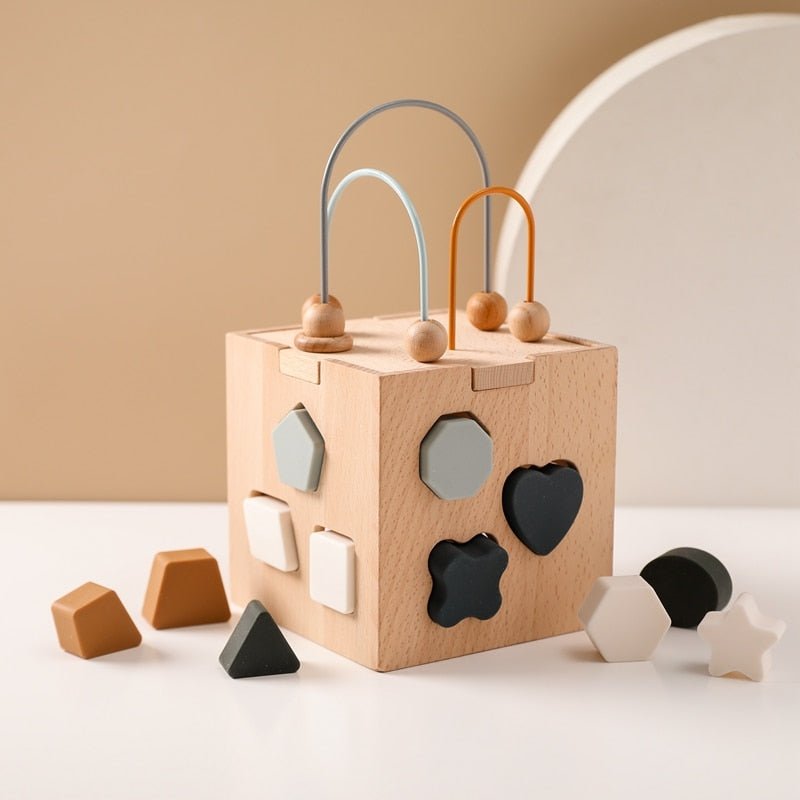 Montessori Holzkiste - Babyspielzeug - Malaui